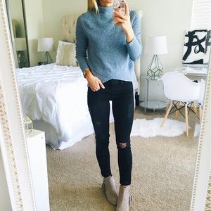 Free people cross front boho sweater